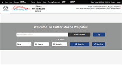 Desktop Screenshot of cuttermazdawaipahu.com